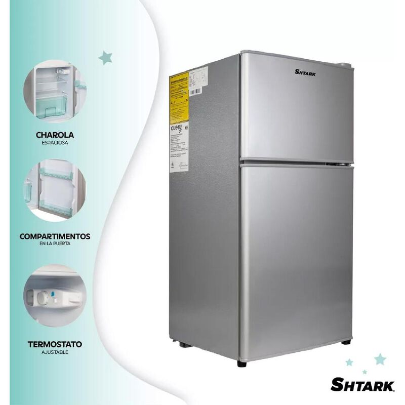 FRIGOBAR CUORY SHTF2P86LP 3 PIES DE 86L 127V PL... image number null