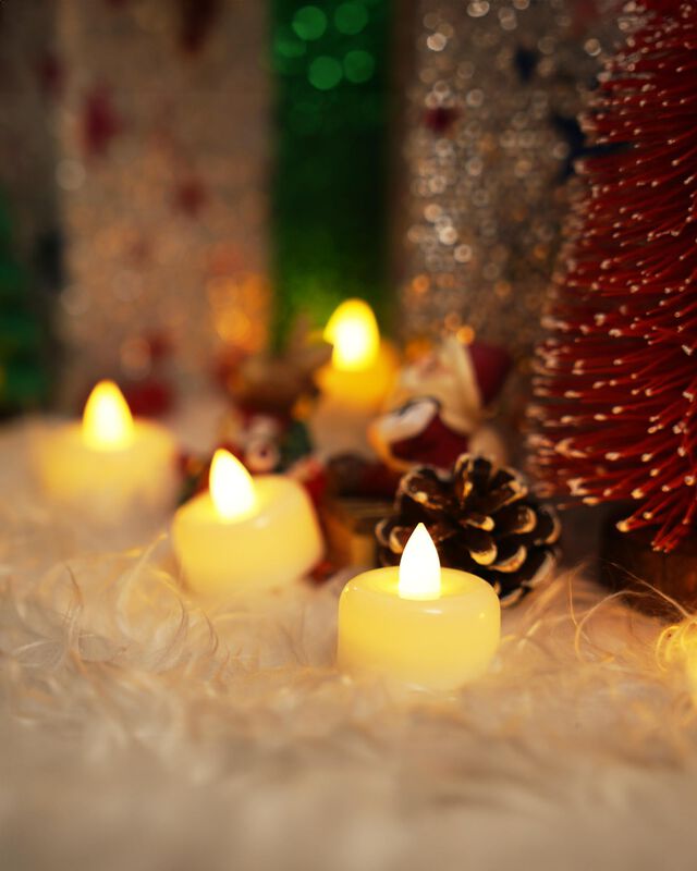 Velas De T&eacute; Led Sin Llama Amagic, 12, 24, 50, 1... image number null