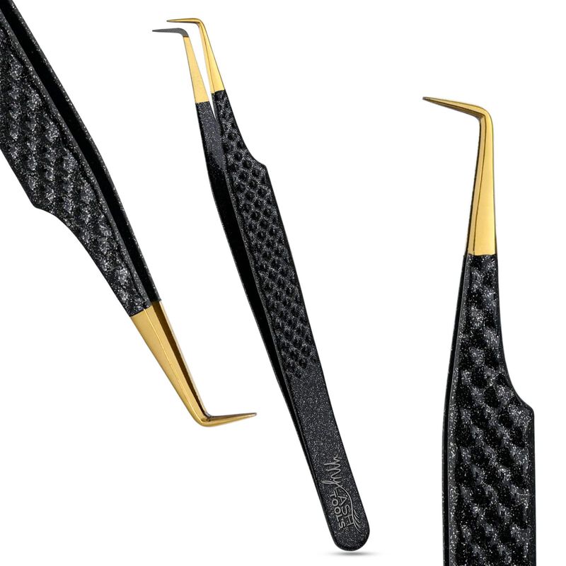 Pinza My Lash Tools De 13 cm Con Punta De Fibra... image number null