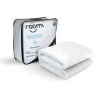 Edred&oacute;n Individual Blanco Roomi 100% Algod&oacute;n + Funda Decorativa