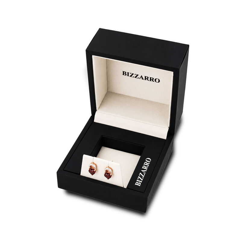 Aretes Coraz&oacute;n Y Luna Oro Rosa 10k Elegantes | ... image number null