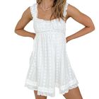 Vestido Mini Floral CJFDFY Blanco Talla S