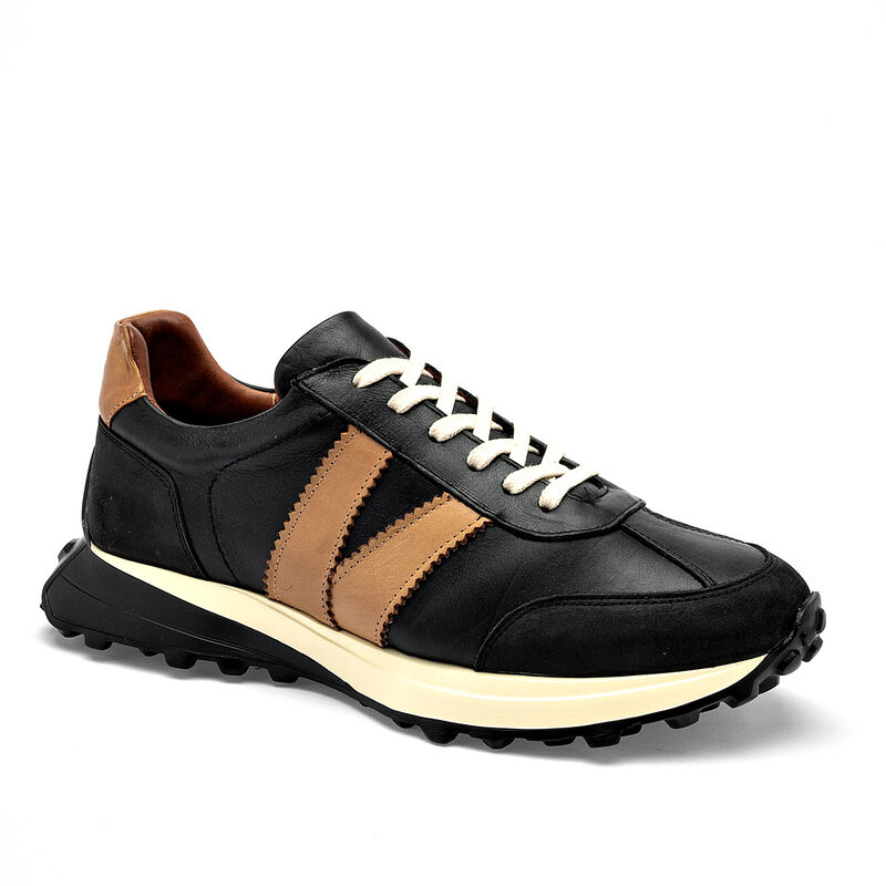 Sabatter tenis para hombre negro camel cod 1414... image number null