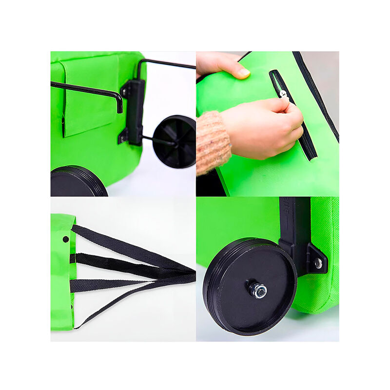 BOLSA DE COMPRAS CON RUEDAS PLEGABLE image number null