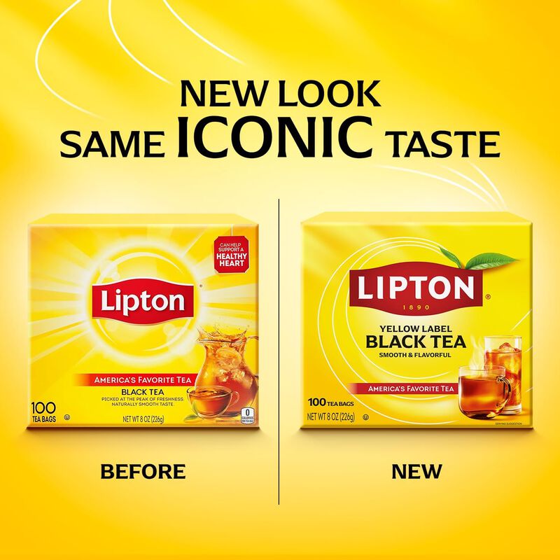 Bolsitas De T&eacute; Negro Lipton Yellow Label, Paque... image number null