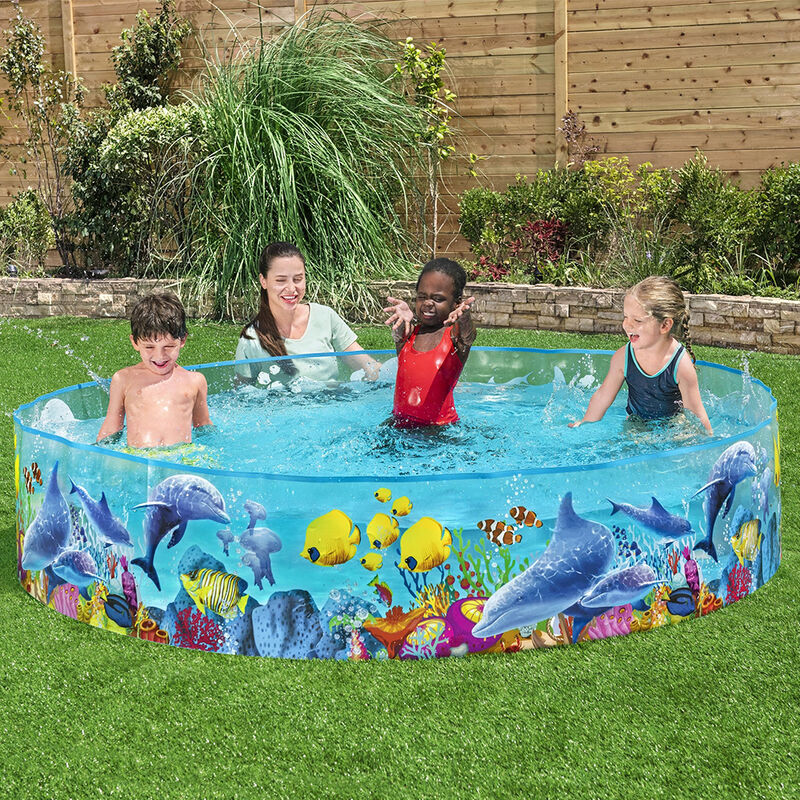 Alberca Circular Infantil De Peces Piscina Gran... image number null