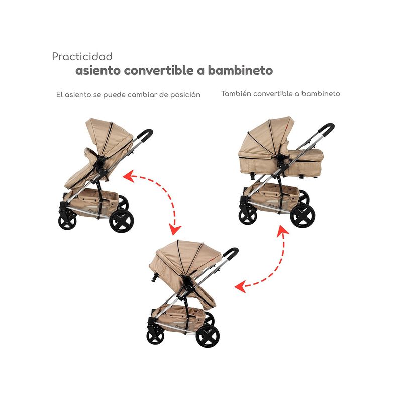 Travel System Eclipse 3en1 D'beb&eacute; Carriola Recl... image number null