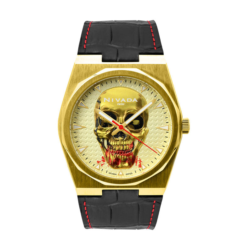 Reloj Nivada Huichol Dorado/Piel Carat Dorada Í... image number null