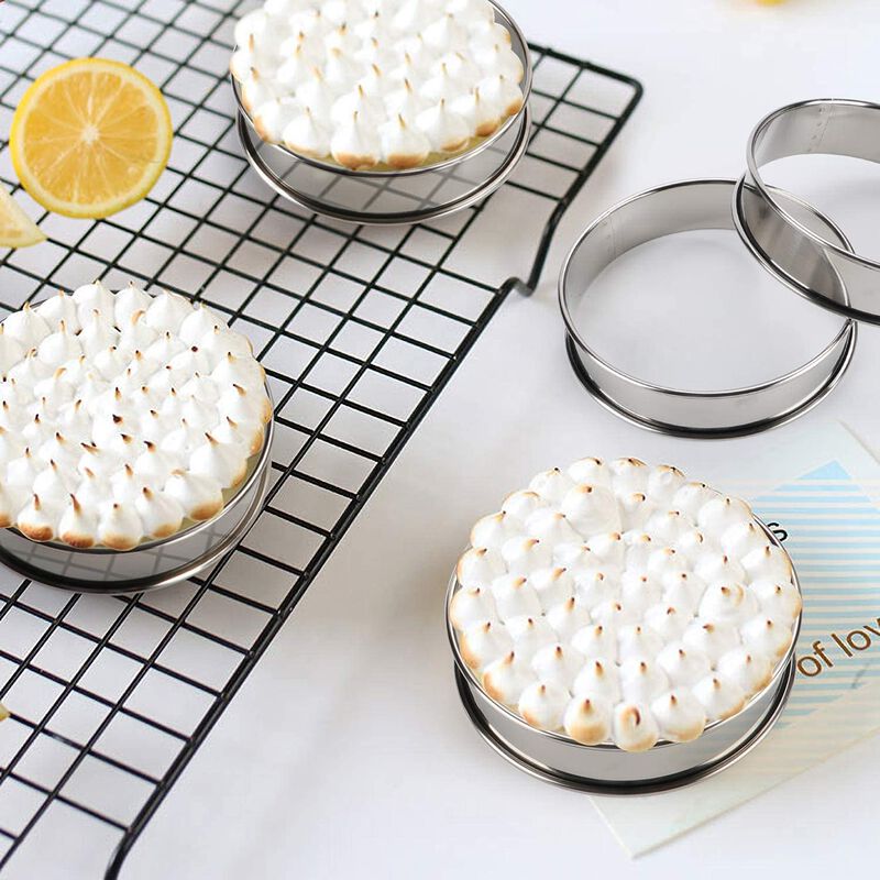 Anillos para Muffins Fangsun 10 cm, Pack de 5 -... image number null