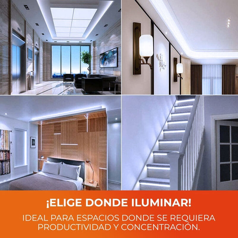 Tira Led 5mts 12 W Luz De D&iacute;a, Interiores, Tecn... image number null
