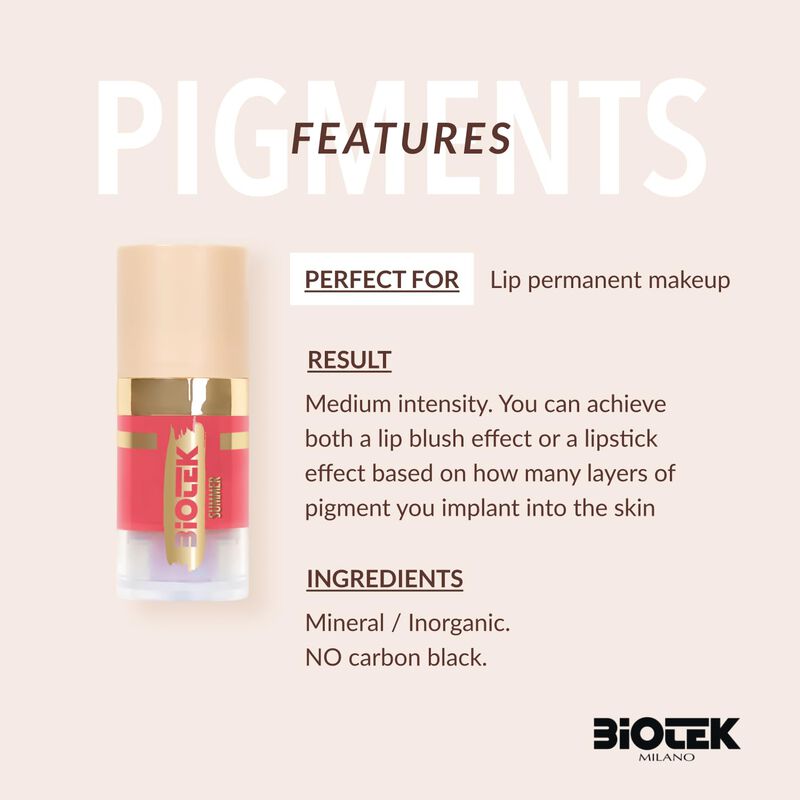 Pigmento Labial Biotek Summer 7 ml Fresa Brilla... image number null