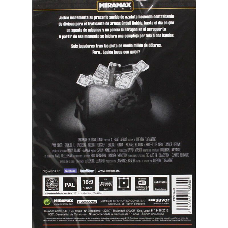 Jackie Brown (dvd) image number null