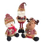 Kit Adornos Navideños Muñeco De Nieve, Santa Y Reno