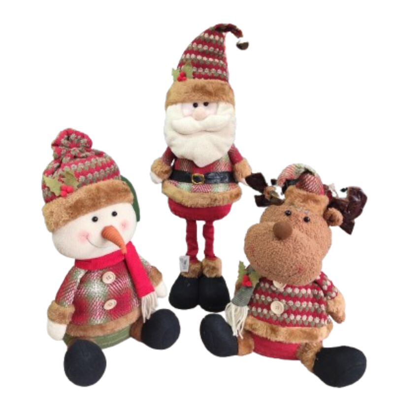 Kit Adornos Navideños Muñeco De Nieve, Santa Y ... image number null