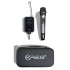 Krieg KM-24DI Micr&oacute;fono de Mano Inal&aacute;mbrico con Estuche