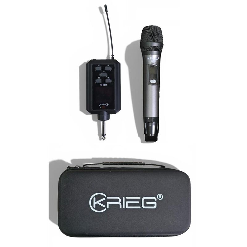 Krieg KM-24DI Micr&oacute;fono de Mano Inal&aacute;mbrico con... image number null