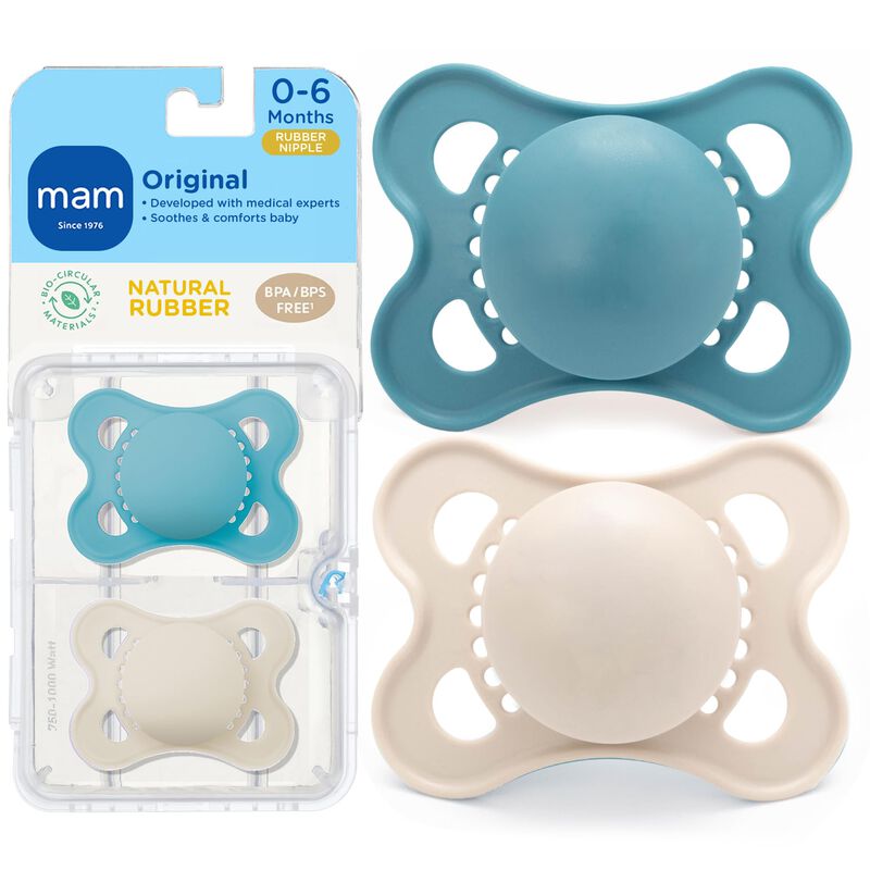Chupete Mam Original 0‑6 meses (2 Unidades) Tet... image number null