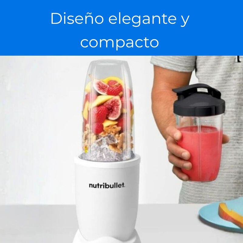 Licuadora Personal Nutribullet Pro 900 W Blanco... image number null