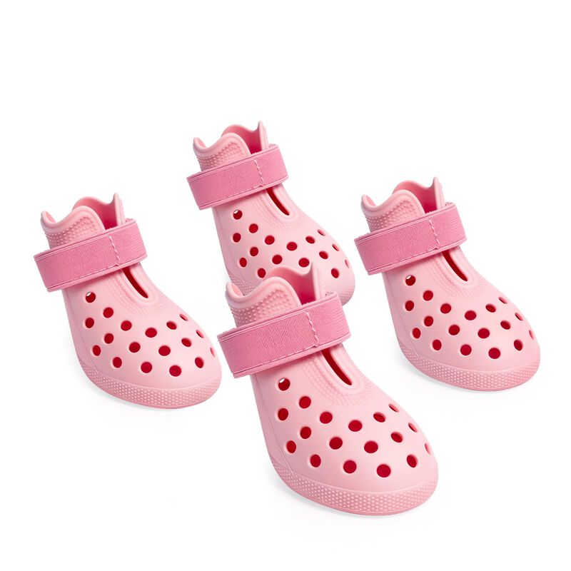 Botas Para Perro Hertiendo Rosa Talla L Ajustab... image number null