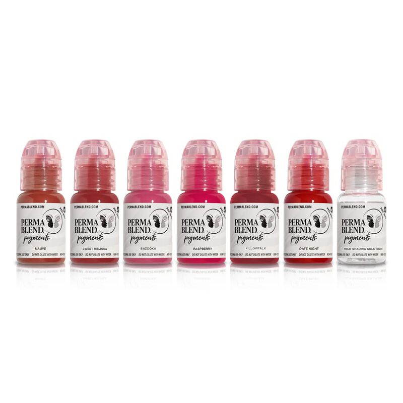 Set De Labios Perma Blend Tinta De Tatuaje 6&times;15... image number null