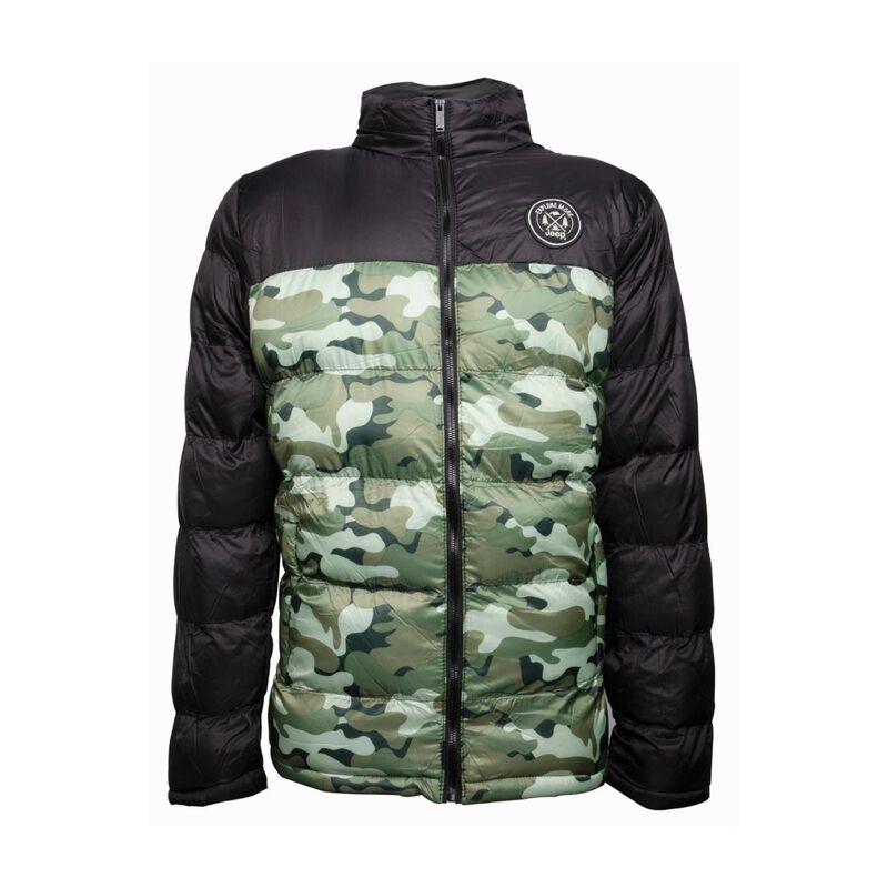 Chaqueta Acolchada Para Hombre Jeep Camo Verde image number null