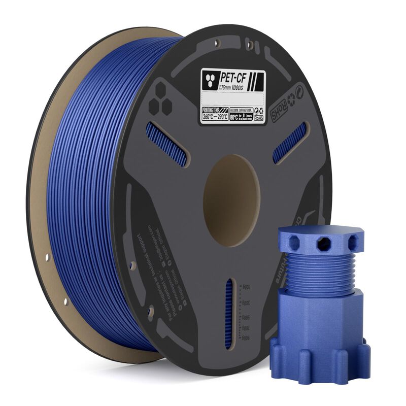 Filamento 3d Elegoo Petg-cf 1,75 mm Azul 1 kg image number null