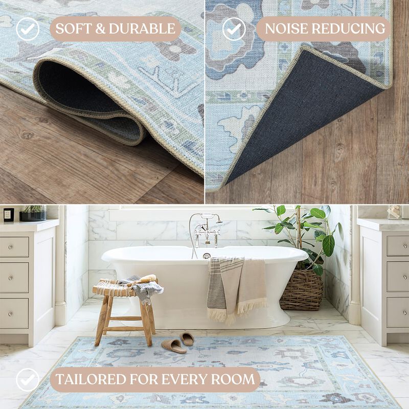 Alfombra Lavable Fame Living 230x183 Cm Crema A... image number null