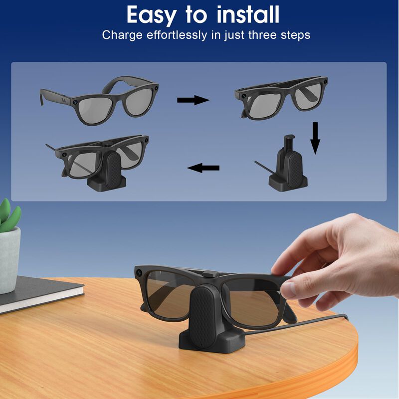 Base De Carga Y Cargador Para Gafas Inteligente... image number null