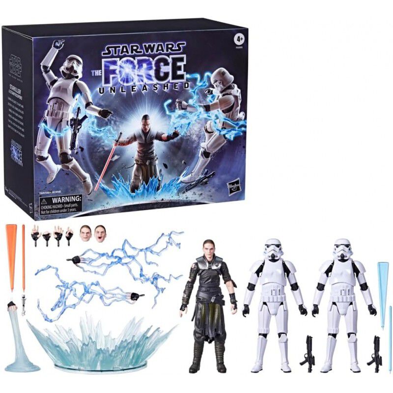 Set Figuras Starkiller & Stormtroopers Star War... image number null