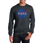 Sudadera De Cuello Redondo Word Art Para Hombre - Misiones M&aacute;s Importantes de la NASA - Gris
