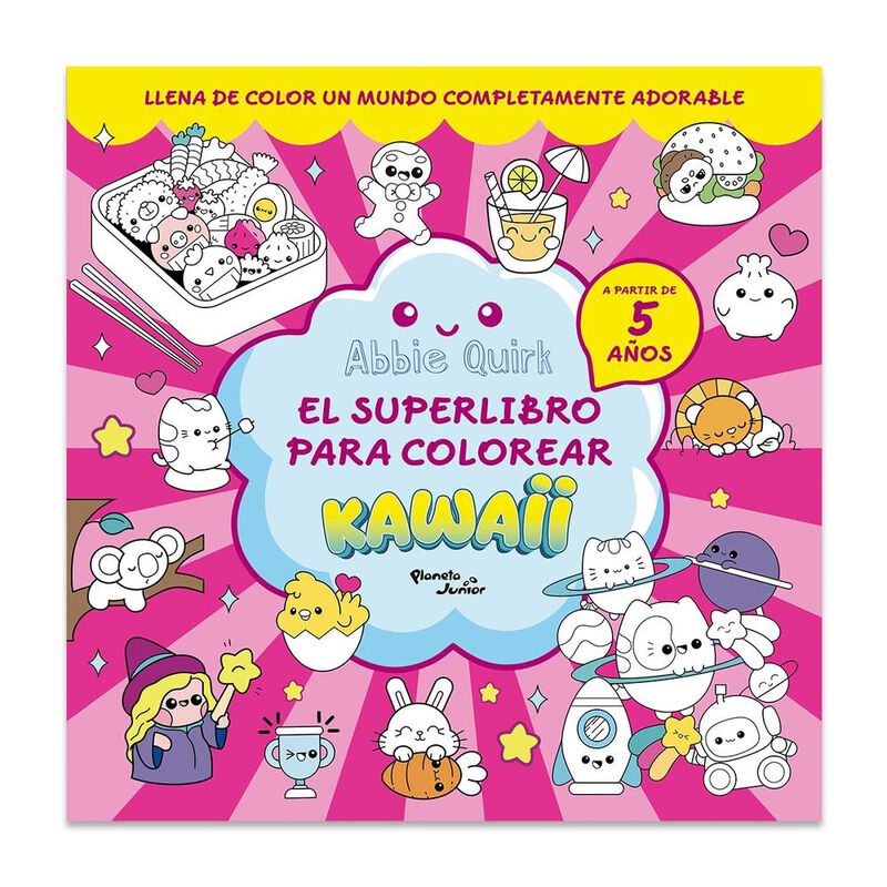 El Superlibro Para Colorear Kawaii, De Quirk Ab... image number null