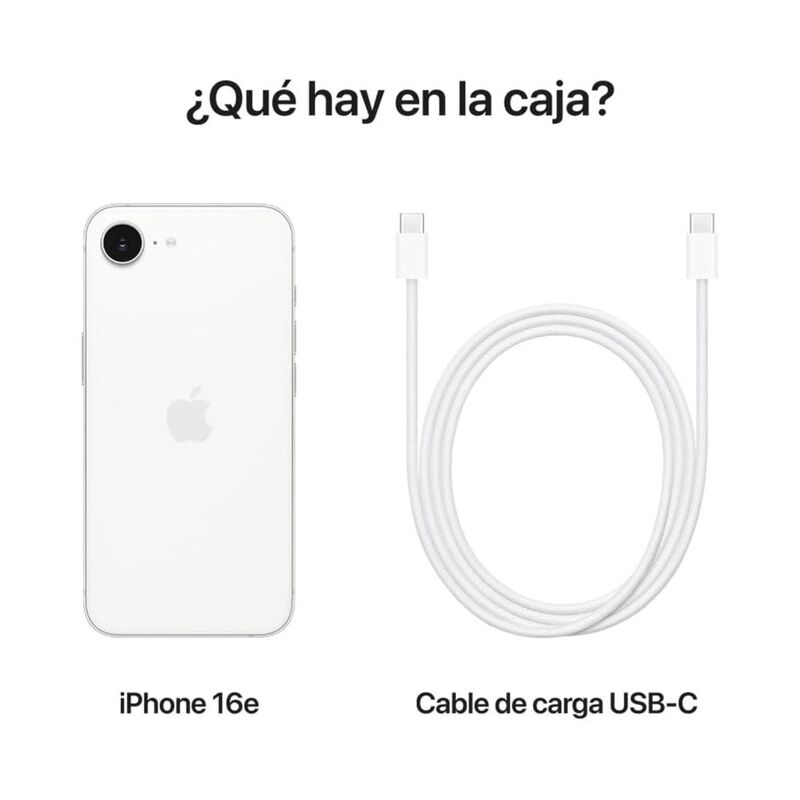iPhone 16e 8+128 GB image number null