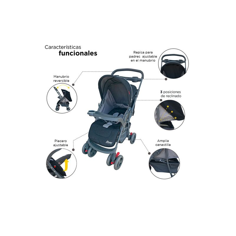 Carriola Travel System D'beb&eacute; Star Reversible C... image number null