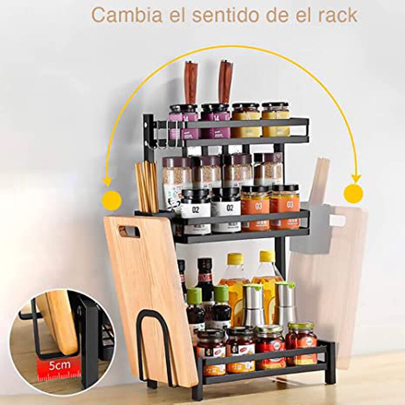 Especiero Rack Brandtrendy de Acero Inoxidable ... image number null