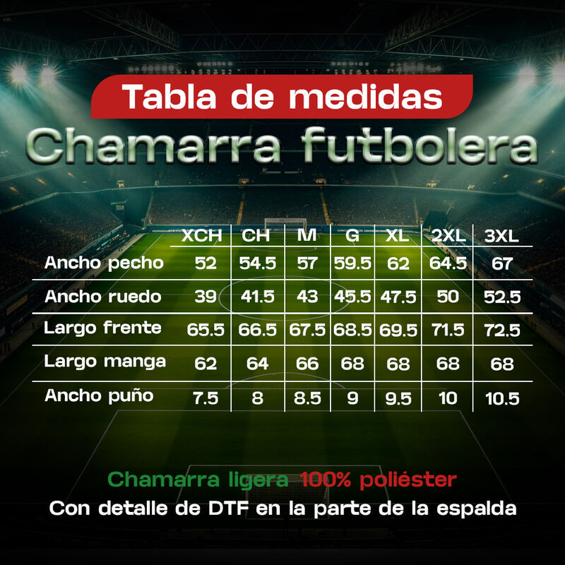 Chamarra M&eacute;xico Talla Ch image number null