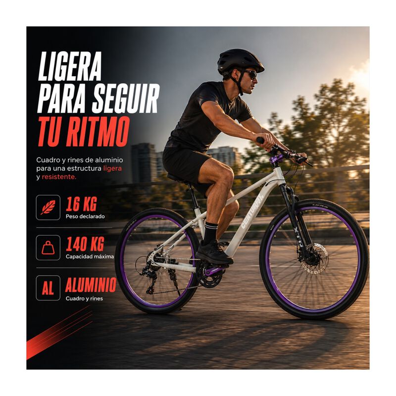 Centurfit Bicicleta Monta&ntilde;a Rodada 29 Freno Dis... image number null