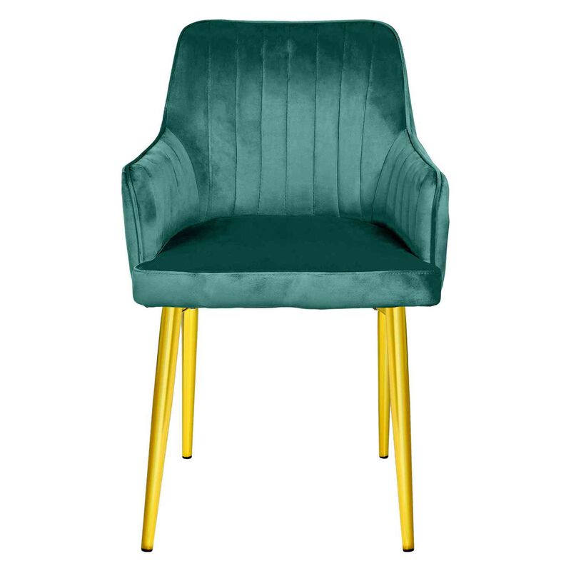 Set 2 Sillas Sillones Comedor Modernos Terciope... image number null