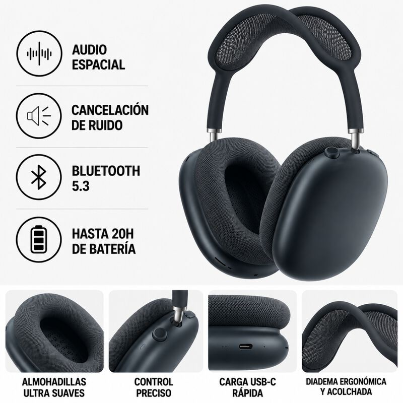 Airpods Max Medianoche Mww43be-a Apple image number null