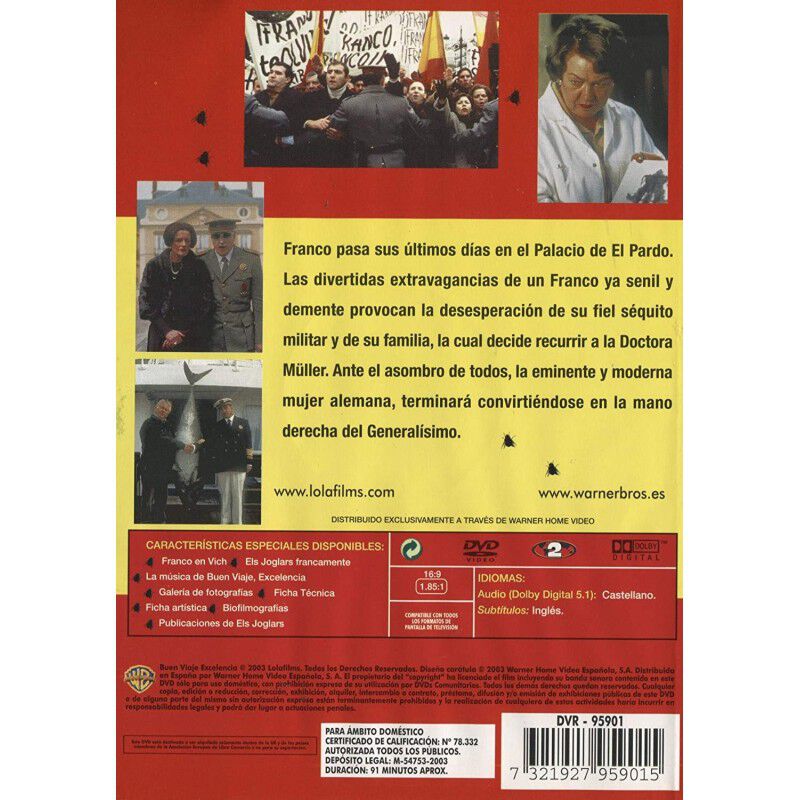Buen Viaje Excelencia [dvd] 2003 image number null