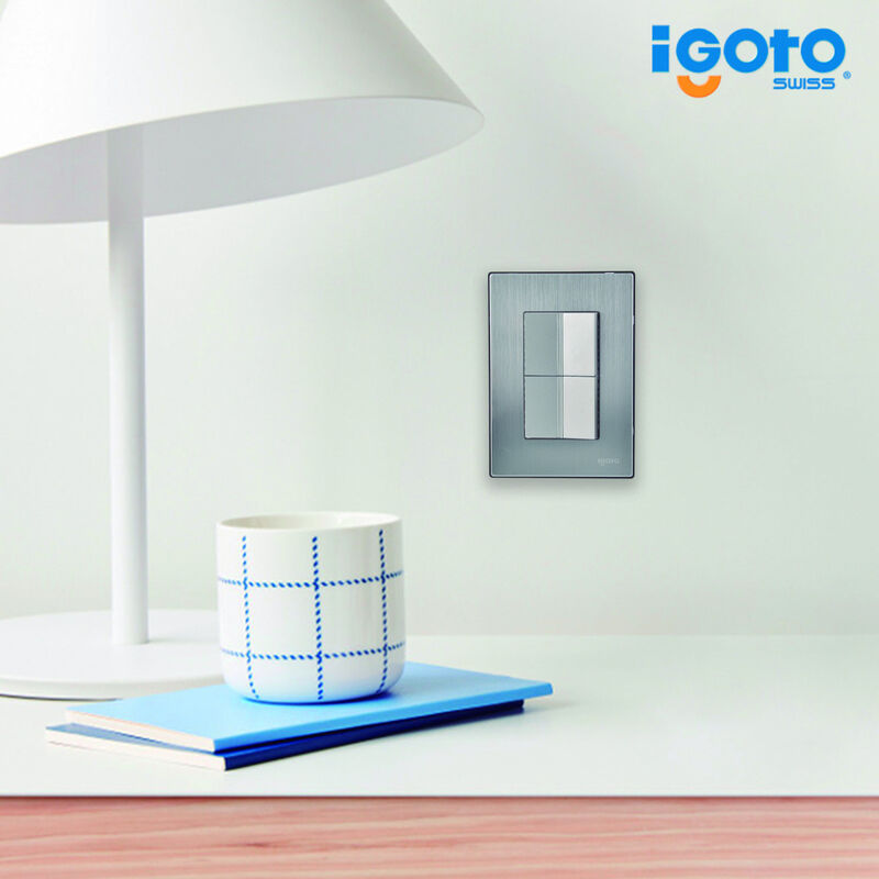 Paquete 5 piezas Placa Armada 2 Apagadores Senc... image number null