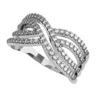 Anillo de Compromiso en Oro Blanco 14K con Circonia -  Talla:4/ FJ679-14W-CZ-4