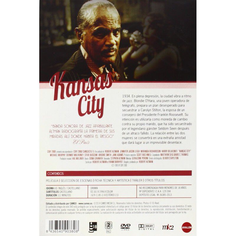 Kansas City [DVD] (1996) image number null