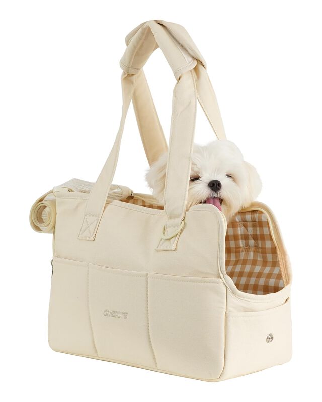 Transport&iacute;n Para Perros Onecute 43 cm Beige De ... image number null