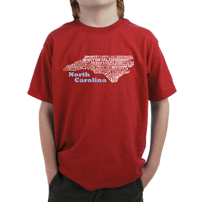Camiseta Word Art Para Ni&ntilde;o - North Carolina - ... image number null