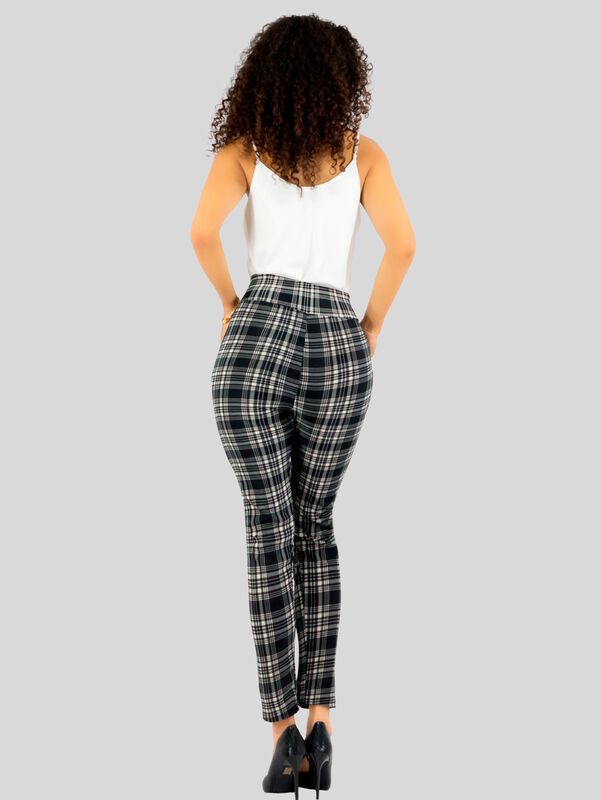 Leggings Elegantes Jegging Mujer a Cuadros Stre... image number null