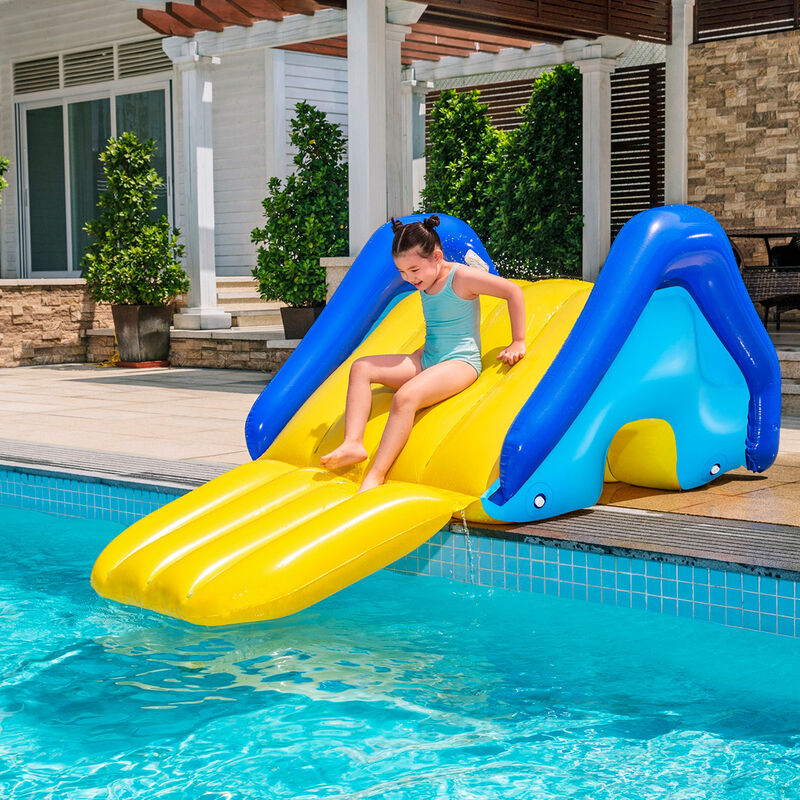 Resbaladilla Inflable 3 + A&ntilde;os Color Azul con A... image number null