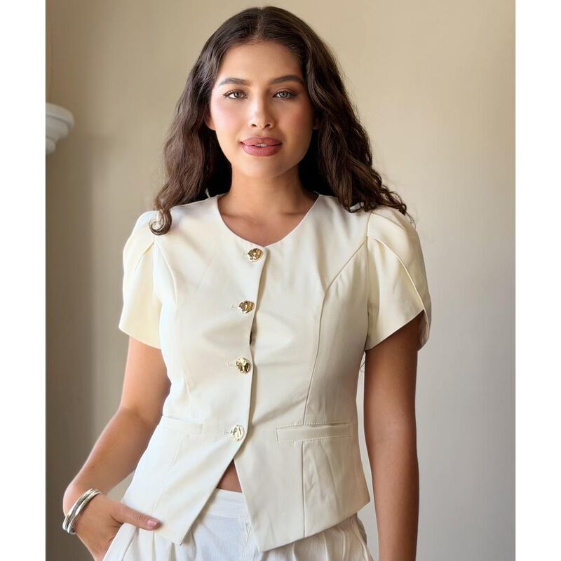 Blusa manga globo image number null