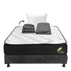 Colch&oacute;n Restonic Enzo Matrimonial + Box Dicasa + Almohada Royal + Protector Lux + S&aacute;banas Royal