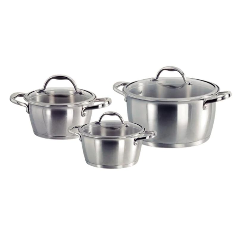 Bater&iacute;a Cocina Tramontina Allegra Acero Inox 6 ... image number null