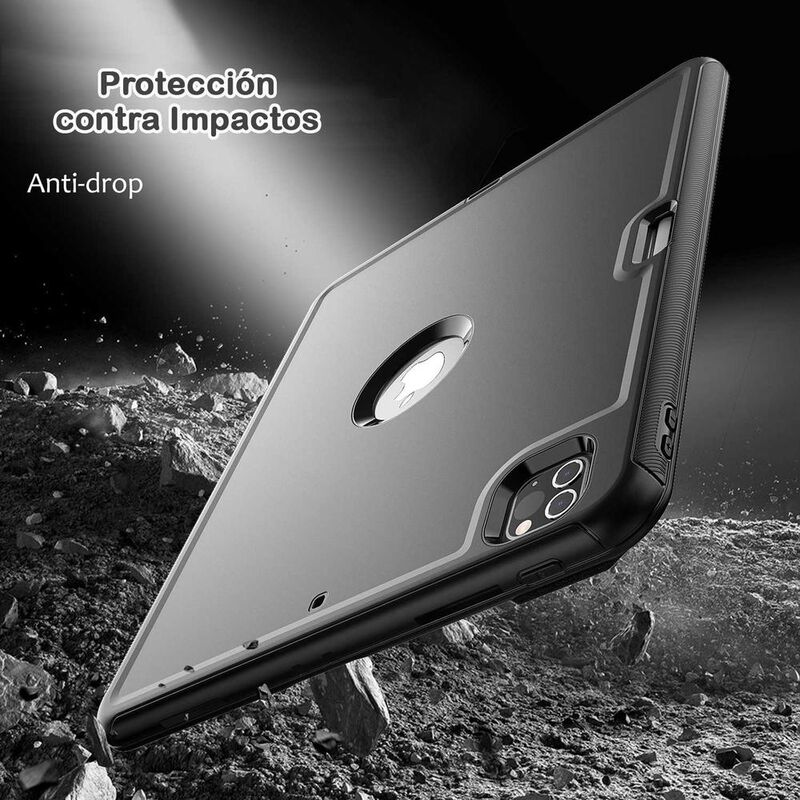 Funda TEKKU Flip para iPad Pro 12.9 Negra A2436... image number null